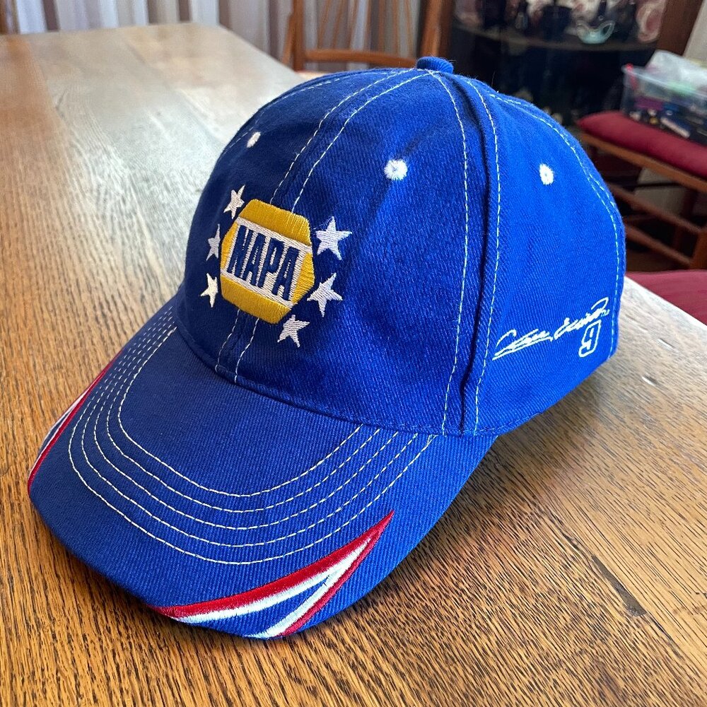 Men's Napa #9 Chase Elliott #28 Ron Capps Hook and Loop Baseball Cap Hat